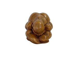 Hand-Carved Wooden Meditation Figurine - Unique Art Piece & Home‎ Decor